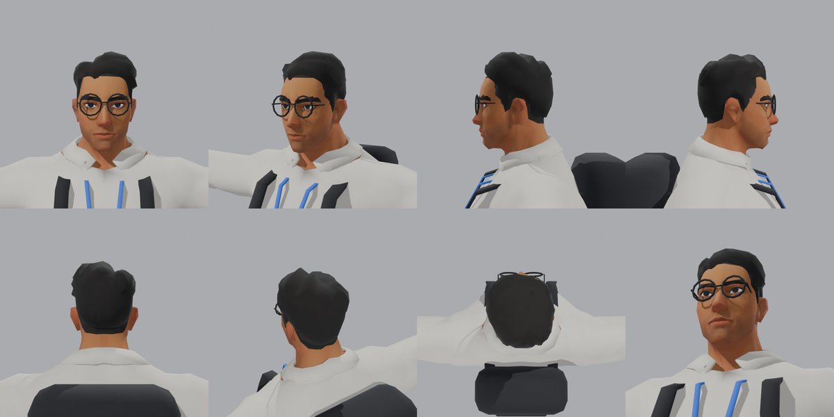 CoderGeeta's tweet photo. Character rigging almost done for our clockout game. We will be introducing the characters in the game soon. its going to be on the another level i promise 😉 https://t.co/bwTISrqV6i