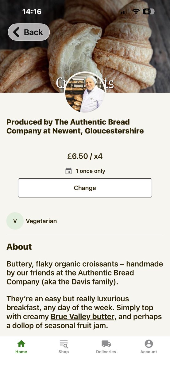 julesserkin's tweet photo. Authentic Bread Company - adding synthetic folic acid ! selling through Organic veg box delivery 

https://t.co/TPQLGXld2a https://t.co/t3G5l5TD5n