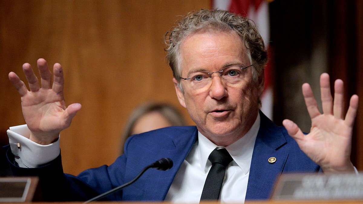 foxnewspolitics's tweet photo. DEBT RECKONING: GOP fiscal hawk Sen. Rand Paul sounds alarm on 'out of control' federal spending, saying 'both parties have failed us'

Full story here ⬇️ https://t.co/8zwWhOrAQQ https://t.co/YfOmFBTIOO