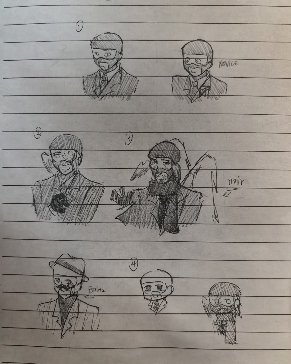 mengmouout's tweet photo. I've been wanting to draw some free artwork of everyone's SPY OCs lately! You can all post your SPY OC in the comments, and I'll draw it when I see it!
(The art style is as shown above. This free art offer will be in a blind-box format!!)
#tf2oc #tf2fanart #tf2spy https://t.co/LbcgC8LDZf