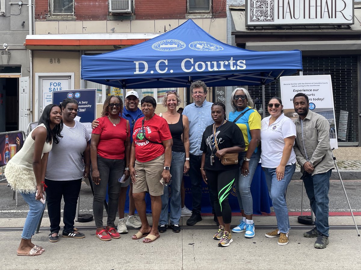 DC_Courts's tweet photo. The #DCCourts team enjoyed getting to know you at the H Street Festival on Saturday, and answering your questions about #WashingtonDC services. Thanks for stopping by 👋

Learn more about FAQs at DC Courts: https://t.co/96g3v4adX5 https://t.co/ls6OZ81UKX