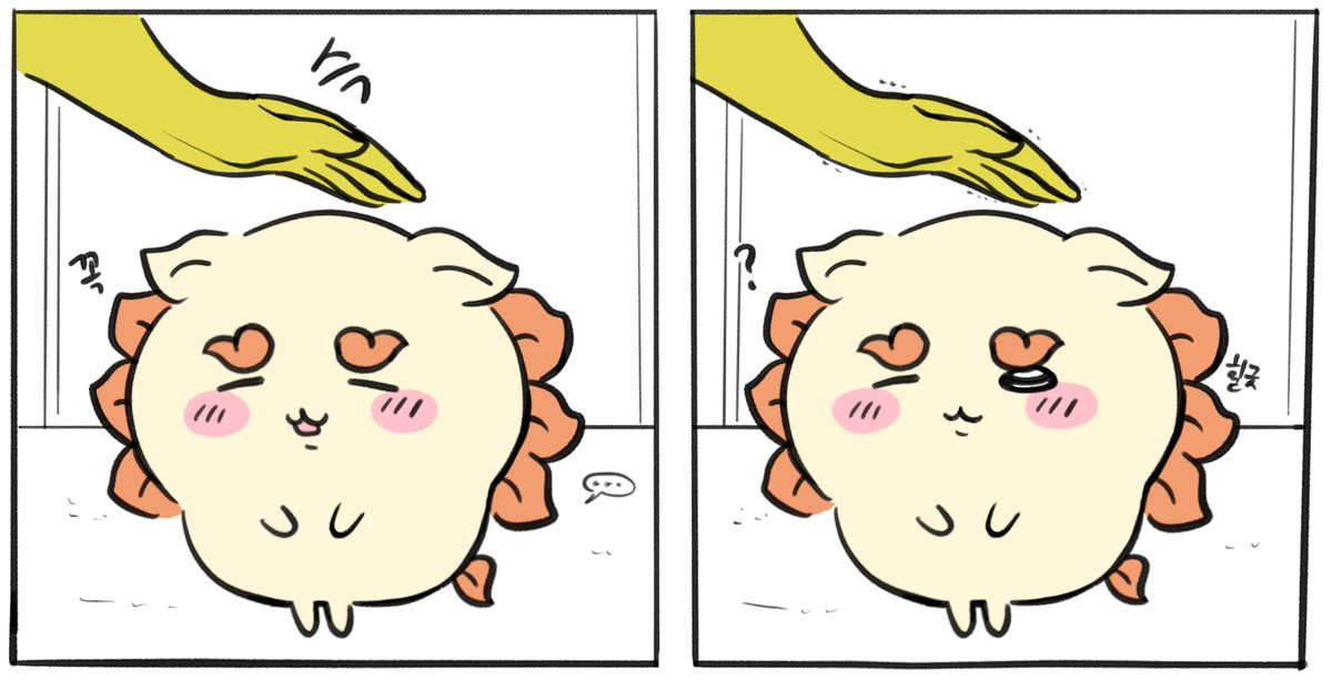 si_s_as_a's tweet photo. #ちいかわ �   
#シーサー
왜 안 쓰다듬어주지? https://t.co/E5CeGXeOop