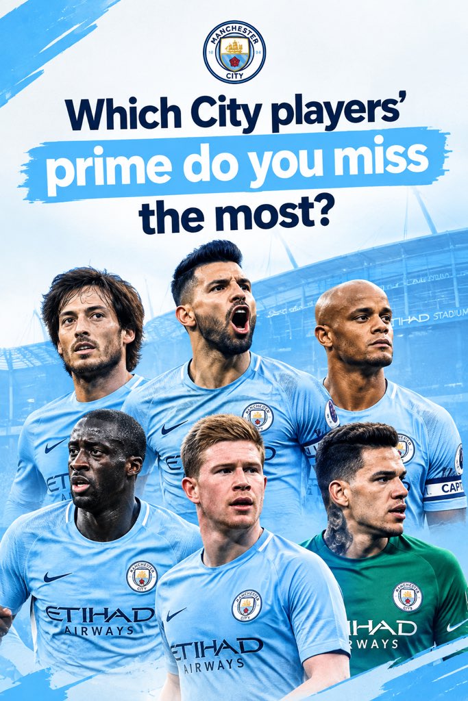 Liamsz007's tweet photo. WHICH CITY PLAYER’S PRIME DO YOU MISS THE MOST? https://t.co/h0gQL9hlWm