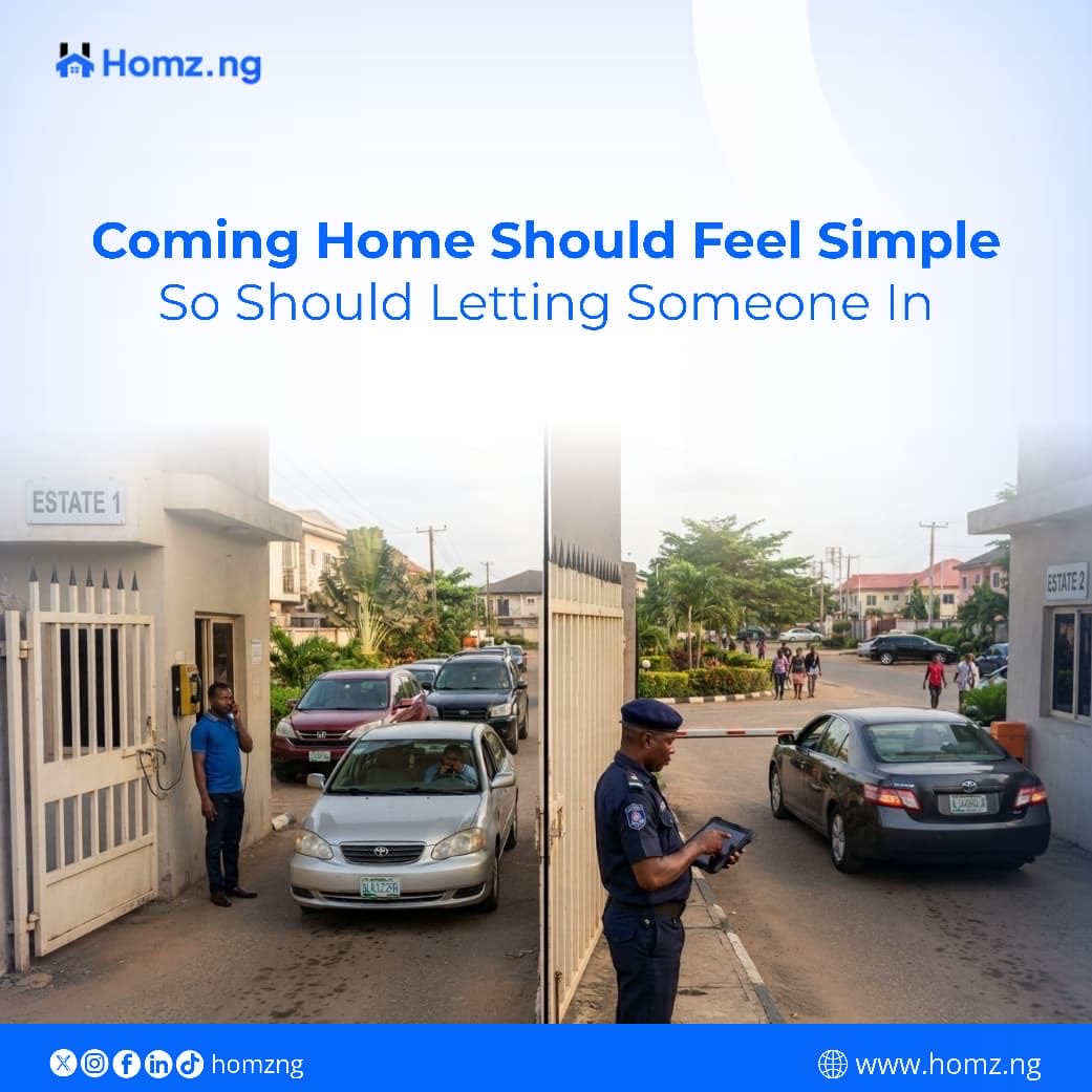 homzng's tweet photo. Coming home should feel simple. So should letting someone in.
With Homz, visitor management and estate access become faster, smarter, and more seamless giving residents convenience while keeping communities secure.
https://t.co/Q4SvYIEKDw
#Homz #EstateManagement #AccessControl https://t.co/LbcdJcECam