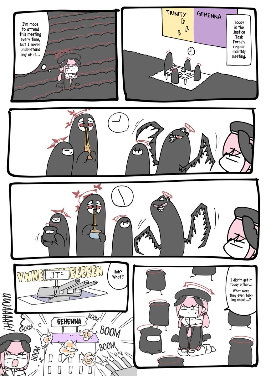 TheParacite's tweet photo. @humeiryou [EN Version]
JTF Meeting Mayhem

英語版です！ https://t.co/v8g4h4S2Xu