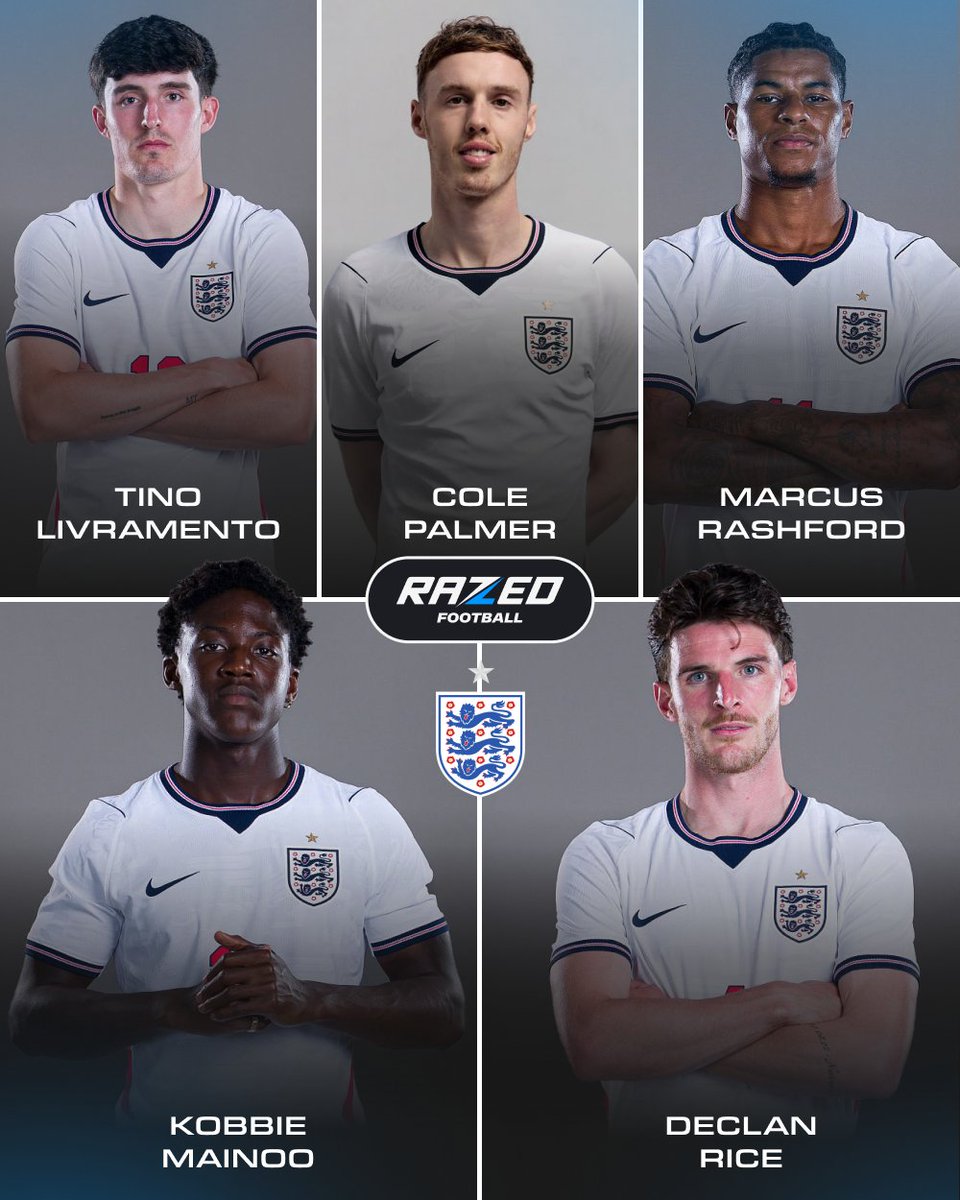 RazedFootball's tweet photo. 🚨 BREAKING: Tino Livramento, Kobbie Mainoo, Cole Palmer, Marcus Rashford and Declan Rice have all withdrawn from England’s UEFA Nations League fixtures.

James Garner and Morgan Gibbs-White have been called up. 🏴󠁧󠁢󠁥󠁮󠁧󠁿 https://t.co/FQNC1TmAgT