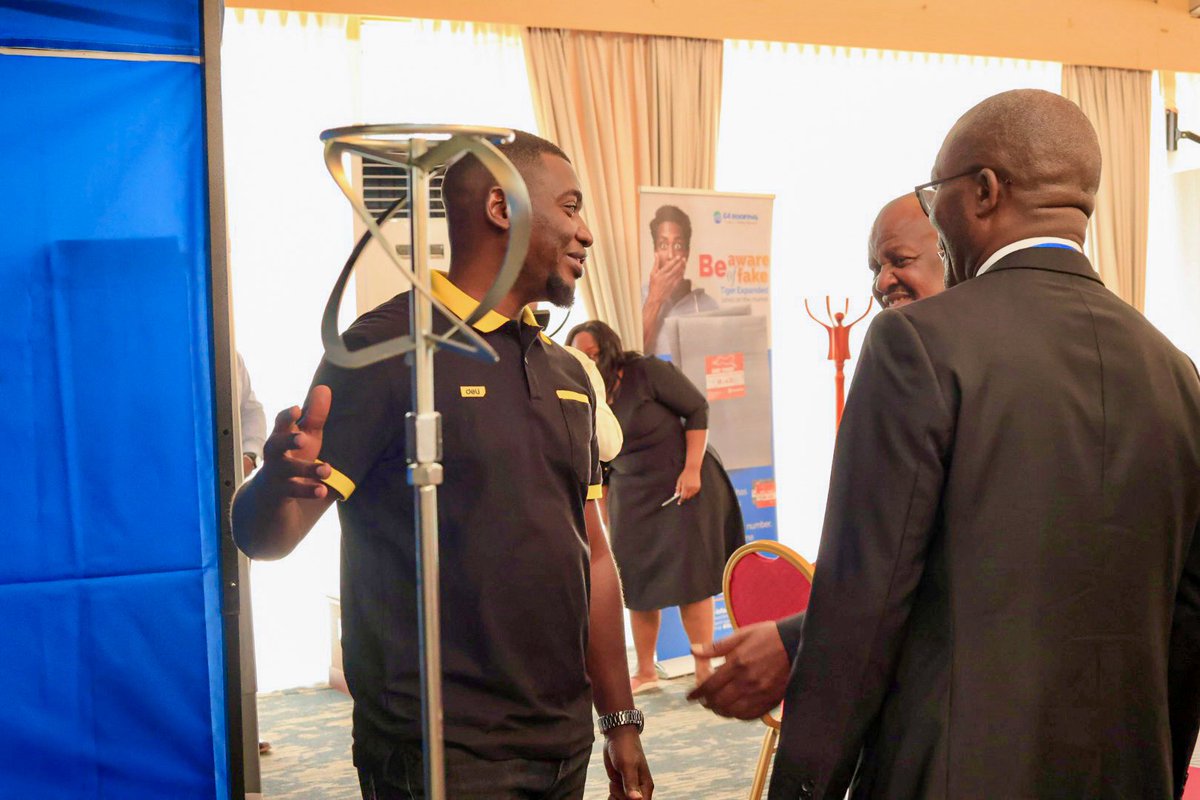 ChintUganda's tweet photo. We were pleased to receive Hon. Amos Lugoloobi, Minister of State for Planning and Economic Development at our stall at the just concluded Chada conference 2026. https://t.co/jPyqUTz8X7