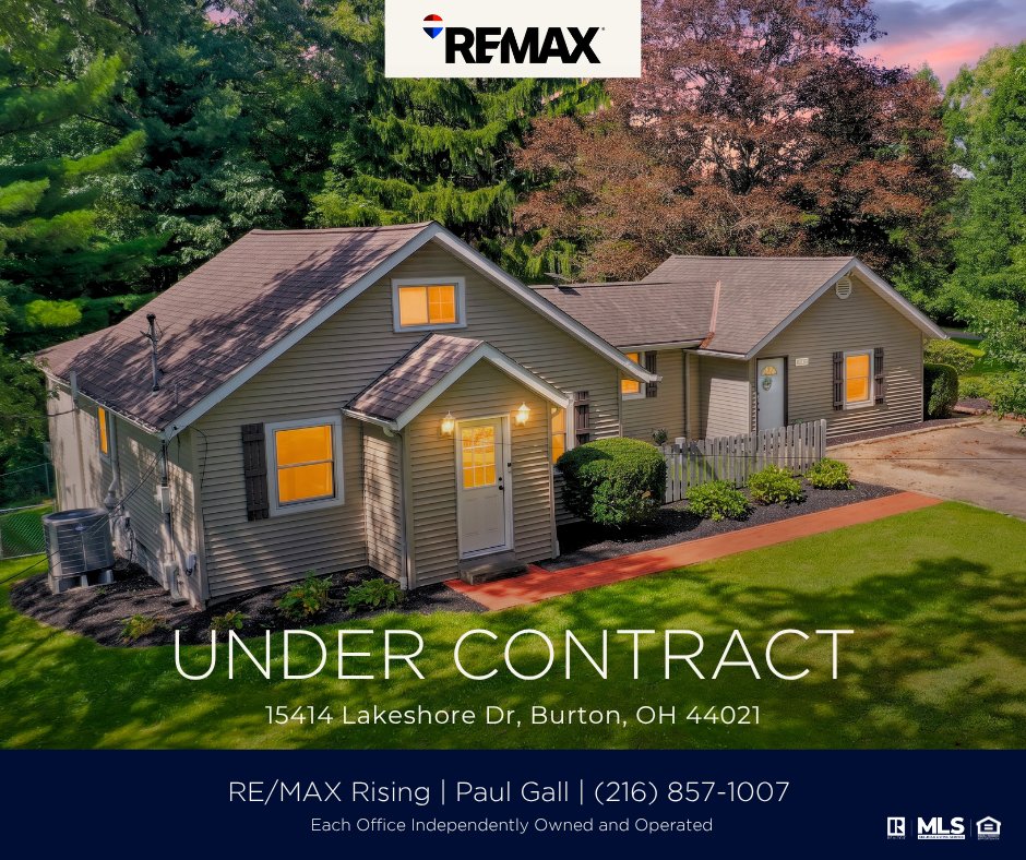 remax_rising's tweet photo. Exciting Update! This home is officially UNDER CONTRACT!
#undercontract #remax #OhioHomesForSale #BurtonOhio #remaxagent #remaxrising https://t.co/7B1AGKBfZp