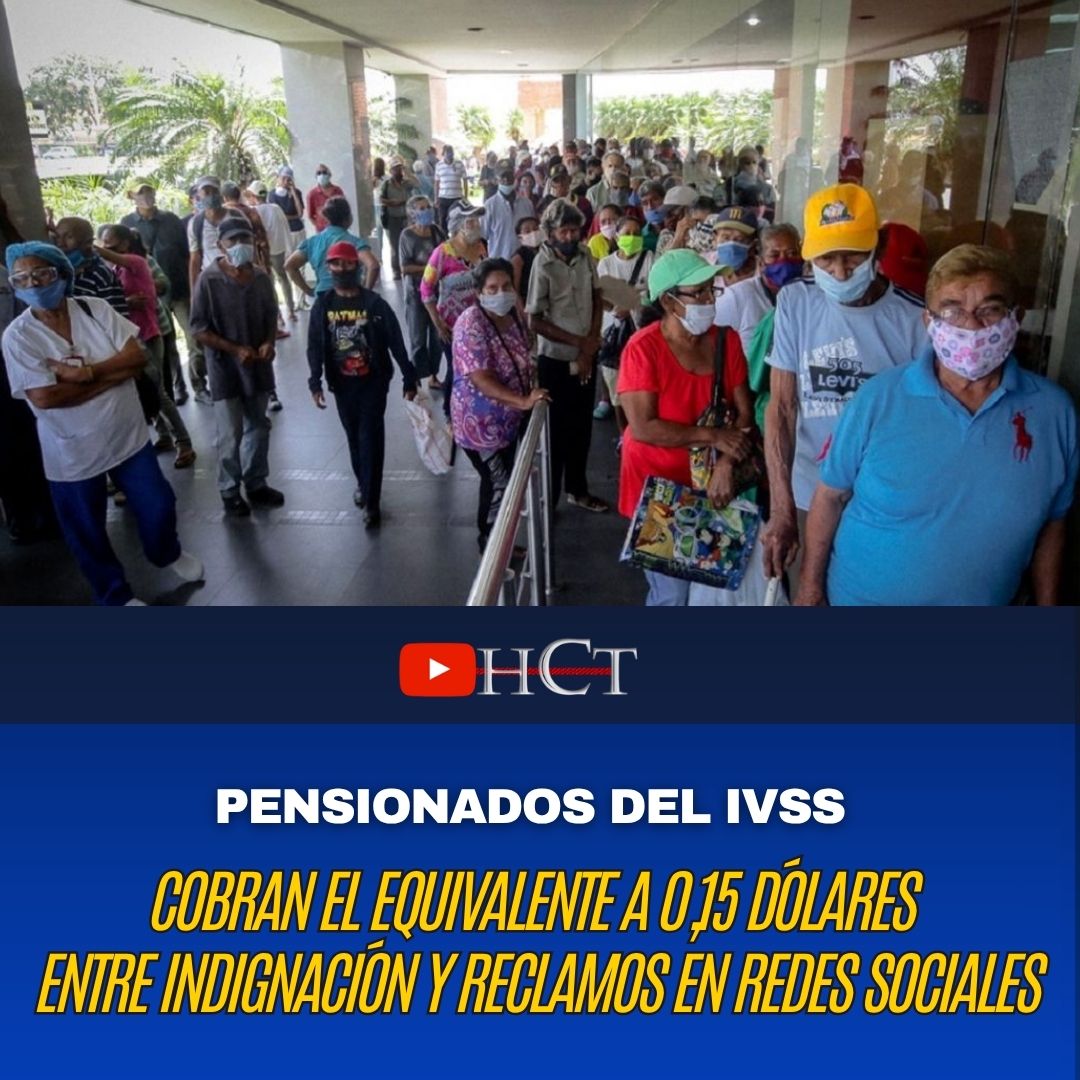 Norbey_Marin_'s tweet photo. Pensión mensual en Venezuela equivale a 0,15 dólares | #21S 

El Instituto Venezolano de los Seguros Sociales (IVSS) anunció el pago de la pensión correspondiente al mes de octubre por un monto de 130 bolívares, cifra que equivale a apenas 0,15 dólares al tipo de cambio oficial vigente. Mientras el ente oficial asegura que la medida garantiza la protección social de los adultos mayores, la noticia desató un fuerte rechazo e indignación en redes sociales, donde los usuarios calificaron la cifra de "burla" y "estafa", denunciaron la pérdida del valor adquisitivo tras décadas de cotizaciones laborales e ironizaron sobre la imposibilidad de cubrir los gastos más elementales con dicho ingreso.