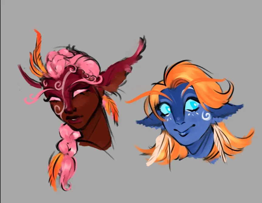 shioshark's tweet photo. Good morning! 🕊️

Opening quick 25$ design commissions for my Avian Skyborne today! Include either an in game screen shot, a species of bird, a color palette and allow me to draw a headshot in these styles Below!

More details in the form;https://t.co/VOrJv0zYb7 https://t.co/LoU5Wdglcn