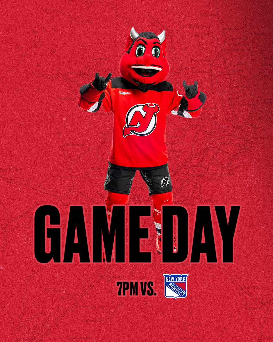 NJDevil00's tweet photo. Rivalry night at the crib #NJDevils https://t.co/ByfSlURQzl