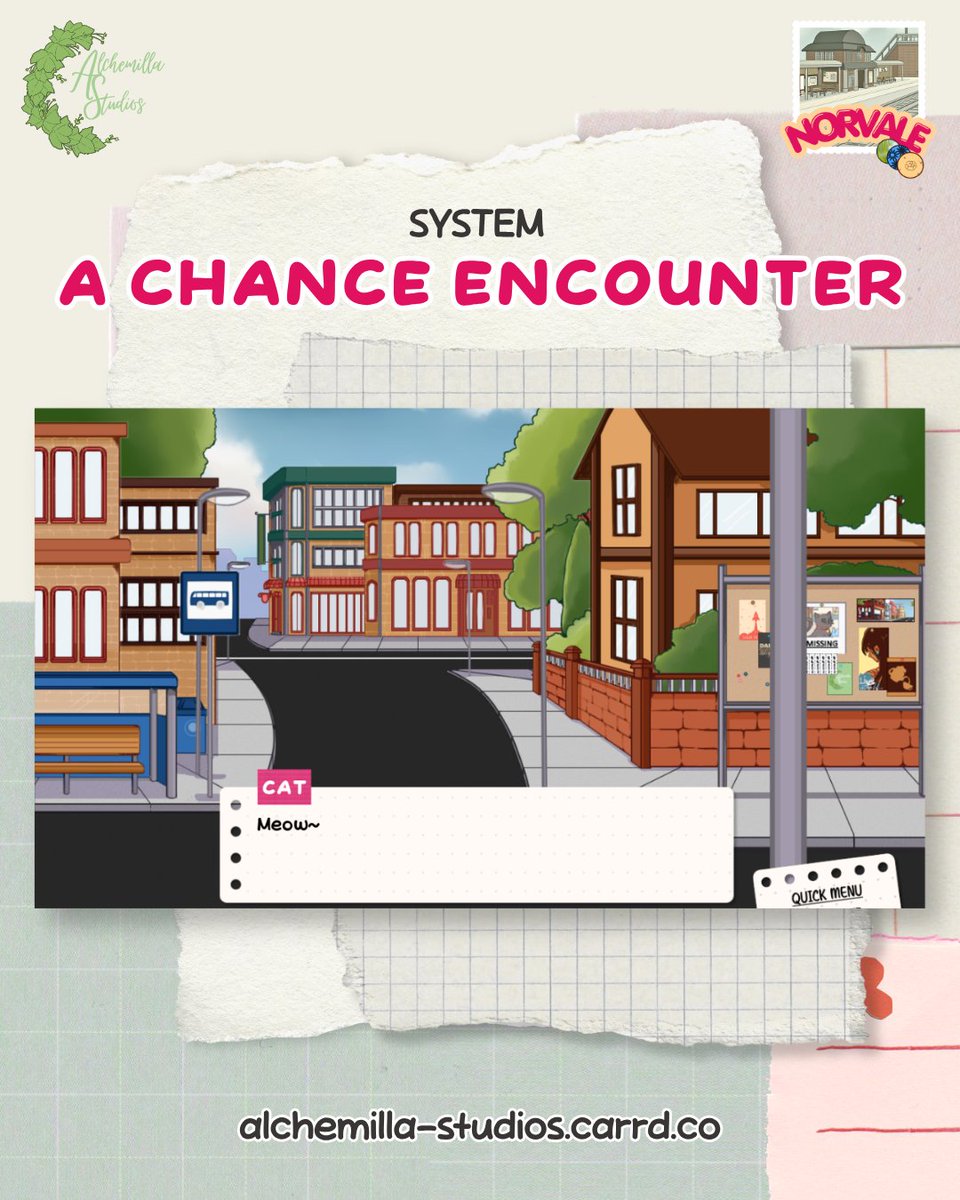 Alchemil_Studio's tweet photo. 🎮System III: A chance encounter

While walking through Norvale, you'll run into a little friend. Deciding to play with it might lead to a trip down memory lane but depending on where you want to go, it could also make you late…

#norvalevn https://t.co/9FfwDqB53U