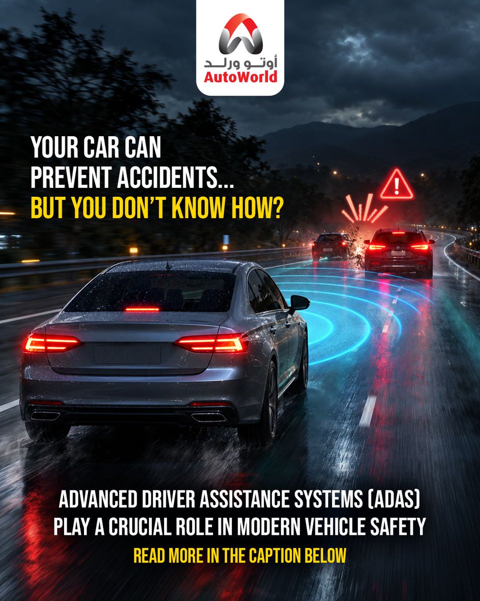 autoworldoman's tweet photo. 🔧 At Auto World, we help ensure your vehicle’s ADAS systems are properly calibrated for safer, more reliable driving.
Drive with confidence. Keep your safety systems calibrated.
#AutoWorld #ADASCalibration #ADAS #VehicleSafety #CarCare #AutomotiveService #RoadSafety #Oman https://t.co/ypTdc7i3PU