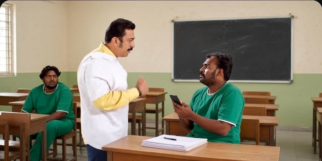 masha_twits's tweet photo. பேராசிரியர் : என்னடா தம்பி பரிட்சையில் போன் பார்த்து எழுதிட்டு இருக்குற?

மாணவர் : 2000 வருசமா எங்களை படிக்க விடல...

பேராசிரியர் : என்னடா சம்பந்தமே இல்லாம பேசுற?

மாணவர் : இப்பவும் எங்களை நசுக்கி,பிதுக்க பார்க்குறீங்களா,நான் இந்த
 'சாதி'' னு என்னை தீண்டாமை பண்ணுறீங்களா...? 🤬 https://t.co/1RKeFgHUMB
