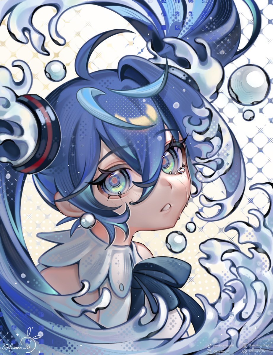 Kurase_07's tweet photo. 「Katsushika Hokusai × Hatsune Miku」 🌊🌊🌊

葛飾北斎× #初音ミク https://t.co/g5r4LqClfE