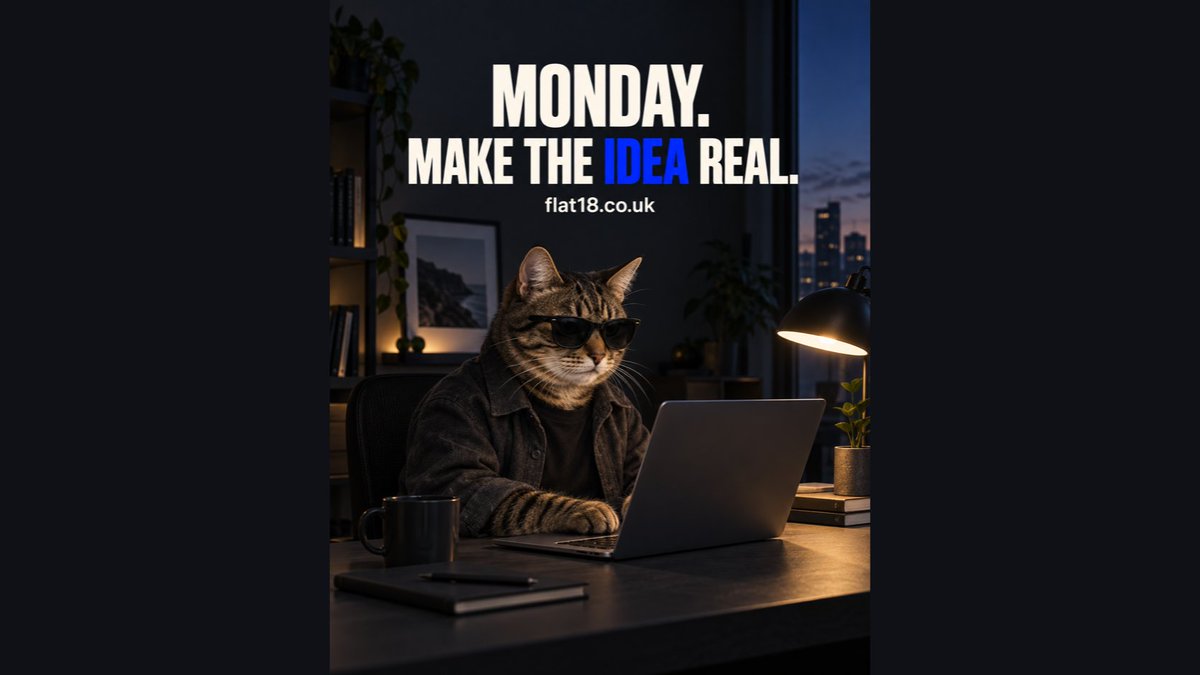f18_dev's tweet photo. Monday’s a good day for the idea you’ve been avoiding. Bring the rough version — we’ll help find the useful bit, make the decisions clear and build it properly. What are you working on? https://t.co/CfdmNWH0cf https://t.co/NqPtKot7Ue