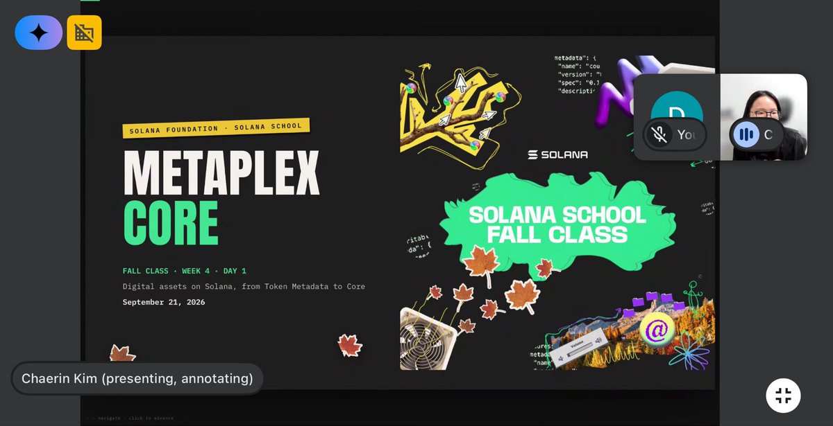 DarshanVG712's tweet photo. Week 4 Day 1 started today, Solana School Fall Class. Starting with 
@metaplex . One of my very first project on solana was based on Cnft minting let's go.. https://t.co/g20Wdg8cMT