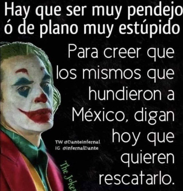 tomasvalentinb5's tweet photo. @Gina7161 Es el pensamiento  facho,que no está comprometido con México,solo llego para joder a nuestra país. https://t.co/RfK1l8qN7J