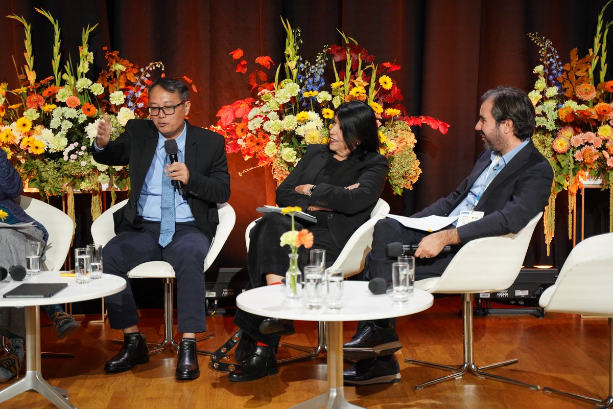 uclg_cisdp's tweet photo. 📍#OIDP25

👥 Fouad Jamil from @kotakitaorg insists on the importance of putting vulnerable groups at the heart of local policies.

💬 Addressing the needs of vulnerable groups is absolutely key for LRGs, it is a matter of rights for everyone: minorities, disability groups, etc. https://t.co/U6FuAYuhWx