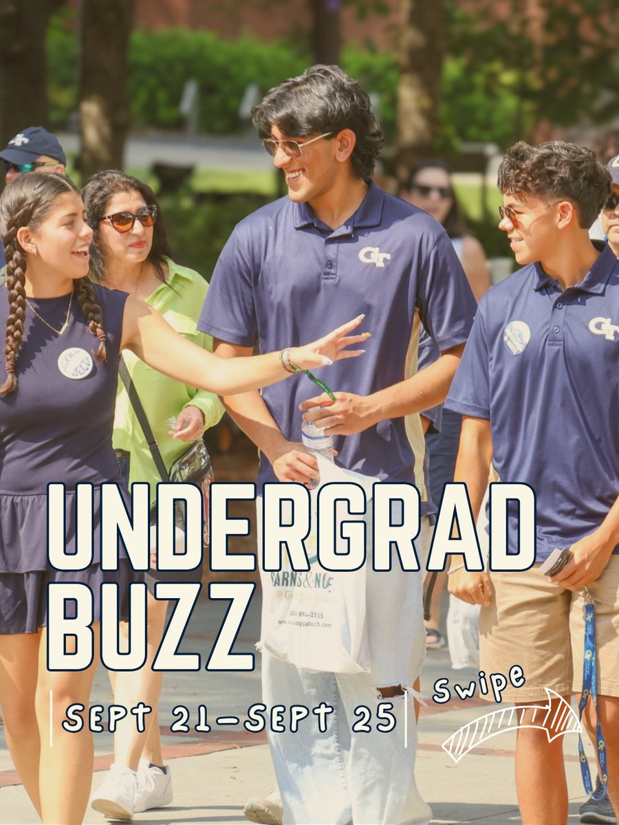 gtundergrad's tweet photo. We have a full week of exciting events ahead!
Swipe ➡️ to see what's coming up. Link below for more info! 🔗
https://t.co/TP81fsGmKP
#georgiatech #undergraduate https://t.co/3pWnOobZ8t