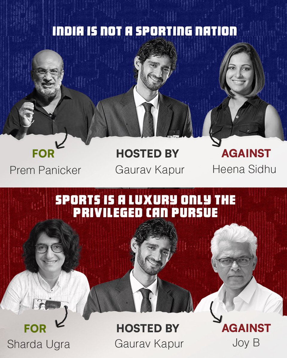 nikhilkamathcio's tweet photo. WTF Discourse - Season 1

We’re taking on everything from MBAs and startups to sport, art, influencers, capitalism and civic behaviour..

The idea is simple: hear two genuinely opposing arguments without feeling the need to pick a side.

Many more experts & moderators will join in the episodes to follow. Open to guest suggestions :)