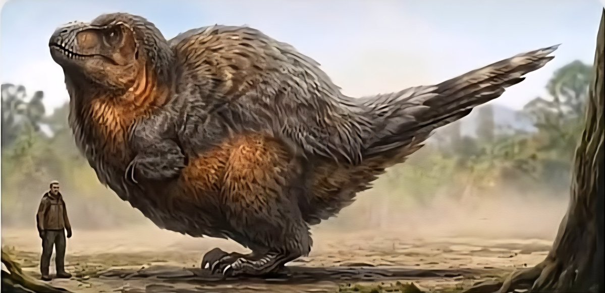 FuXmitPh's tweet photo. Fluffy Chicken T-Rex https://t.co/3M5GiKRY5c