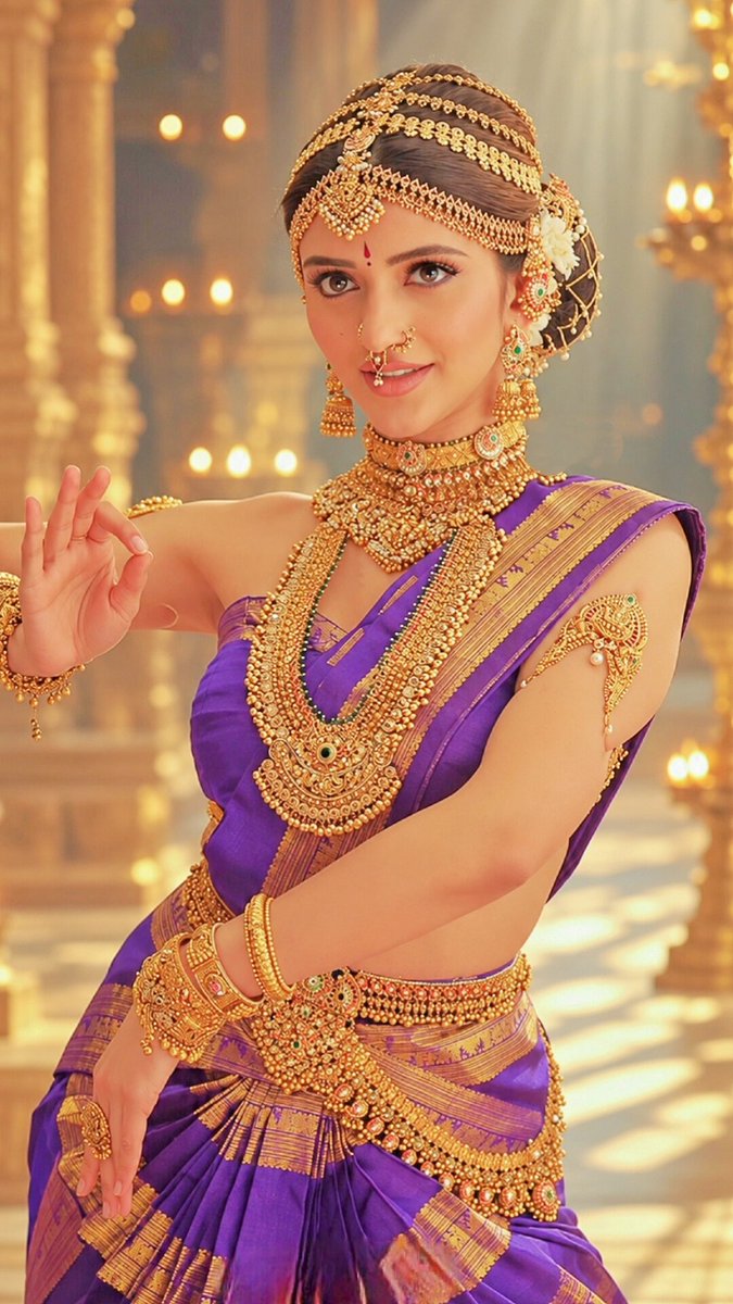 LeelaxButterfly's tweet photo. Saree • Gold • Grace — pure perfection 👑❤️ @sreeleela14 https://t.co/tQIBLF0oc2