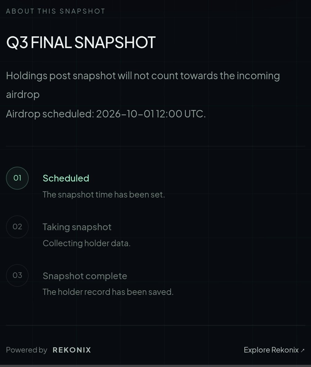 RekonixSol's tweet photo. Ready for the airdrop? 🚀

SolCity snapshot scheduled ⌛️

https://t.co/rqa7SngUC1 https://t.co/AA6kSKTMXa
