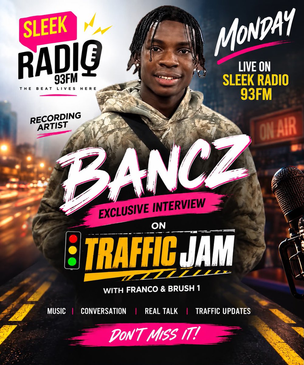 R_M_E_Musiq's tweet photo. Today 4:30pm. Fast rising #BANCZ will be featured on @sleekradio93fm his break out/ viral song “Millions” in Top 25 Apple Music Jamaica and 2nd on Audio Mack, plus latest track ‘New Sauce’ #7 on Jamaica’s trending videos chart @BuffBaffrecords https://t.co/YZlgRRTlCw