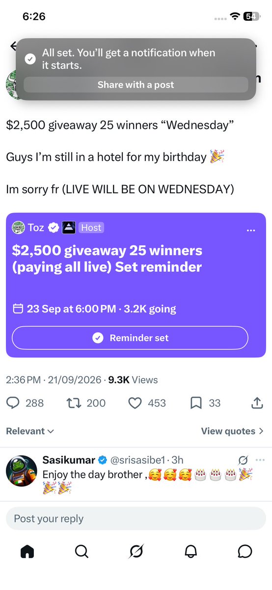 LuckyHunterX_'s tweet photo. @Cryptoze I’ll be there 💯 

Enjoy yours birthday 🍰 https://t.co/Io2fBTqYLb