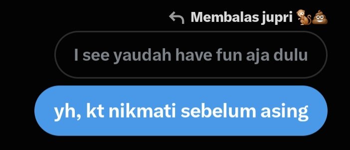 esputerss's tweet photo. literally me. 2 minggu kemudian beneran asing 😃 https://t.co/C6FmWtXDkx