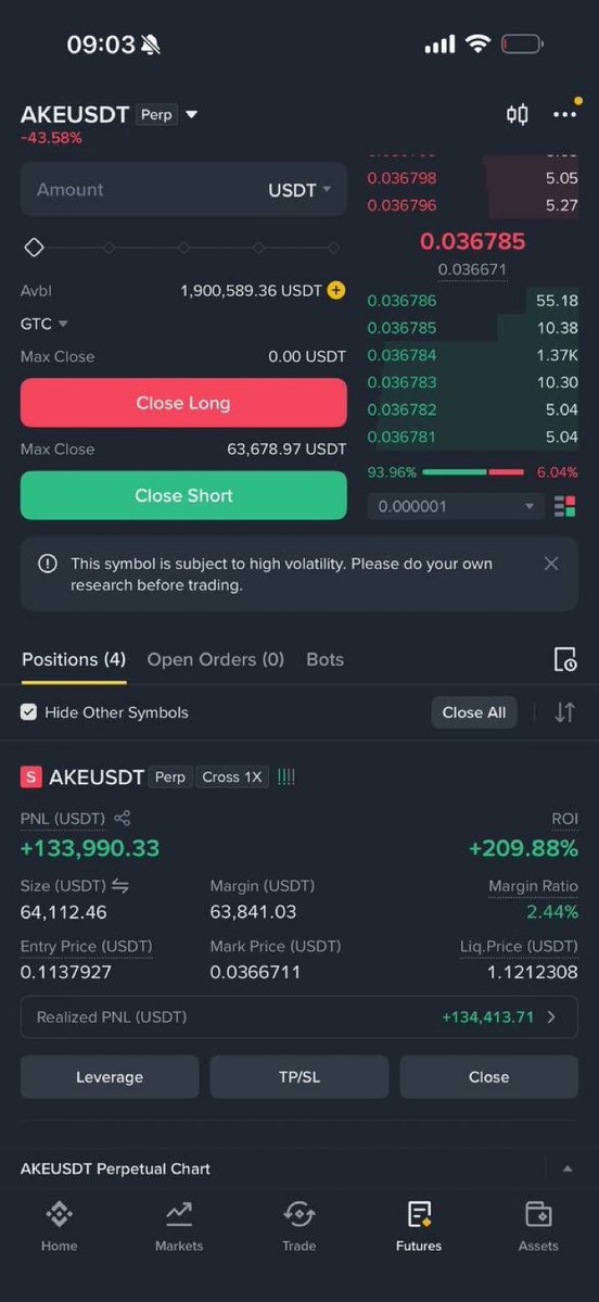 Randykevinn's tweet photo. #AKEUSDT ✨

Click on the link to join  our free  signals group 👇🏿👇🏿. 
https://t.co/j3XK4Gt6rR

$xrp $btc $fil $icp $iran $NFE
$TSLA $EOSE  $IREN $NBIS $RKLB $LMND $SOFI $AMZN $TEM $Gold $silver #UnitedStates https://t.co/VySjAdpd6z