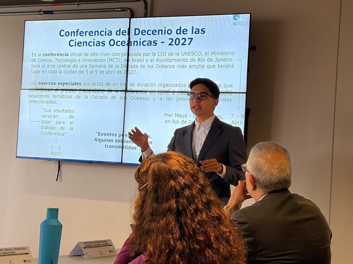 Dimarcolombia's tweet photo. 🌊🇨🇴 En la XIII Reunión del #CTNDCODS avanzamos en la construcción de una participación sólida de Colombia en la Conferencia del Decenio de las Ciencias Oceánicas 2027. Con la #CCO impulsamos alianzas para el conocimiento, la protección y el uso sostenible de los océanos. https://t.co/pFzDVv74lO