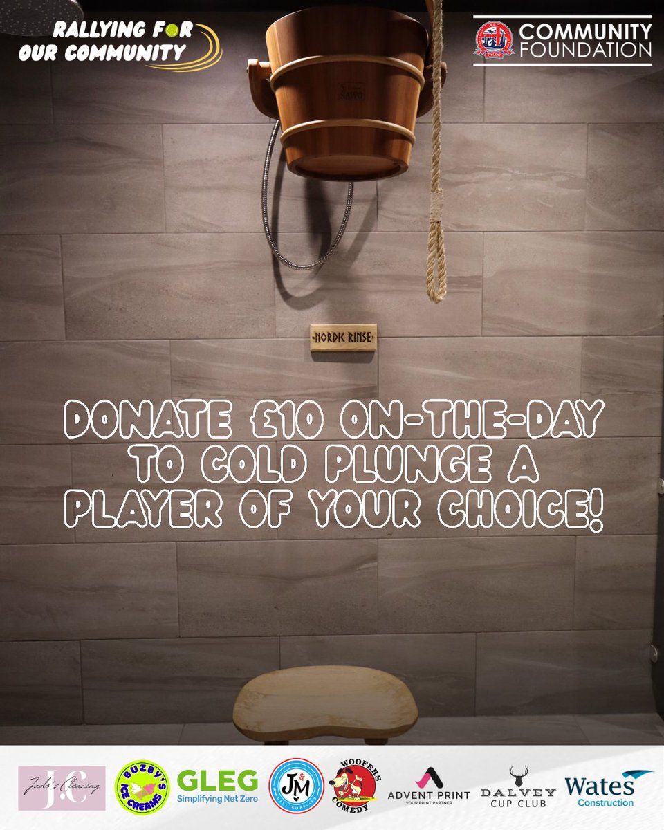 AFCFyldeFDN's tweet photo. 💦 Do you fancy cold plunging one of our padel players?

👉 https://t.co/KDBCwgbqsd

#AFCFyldeFoundation l @WatesGroup https://t.co/jDCcnMnwm6