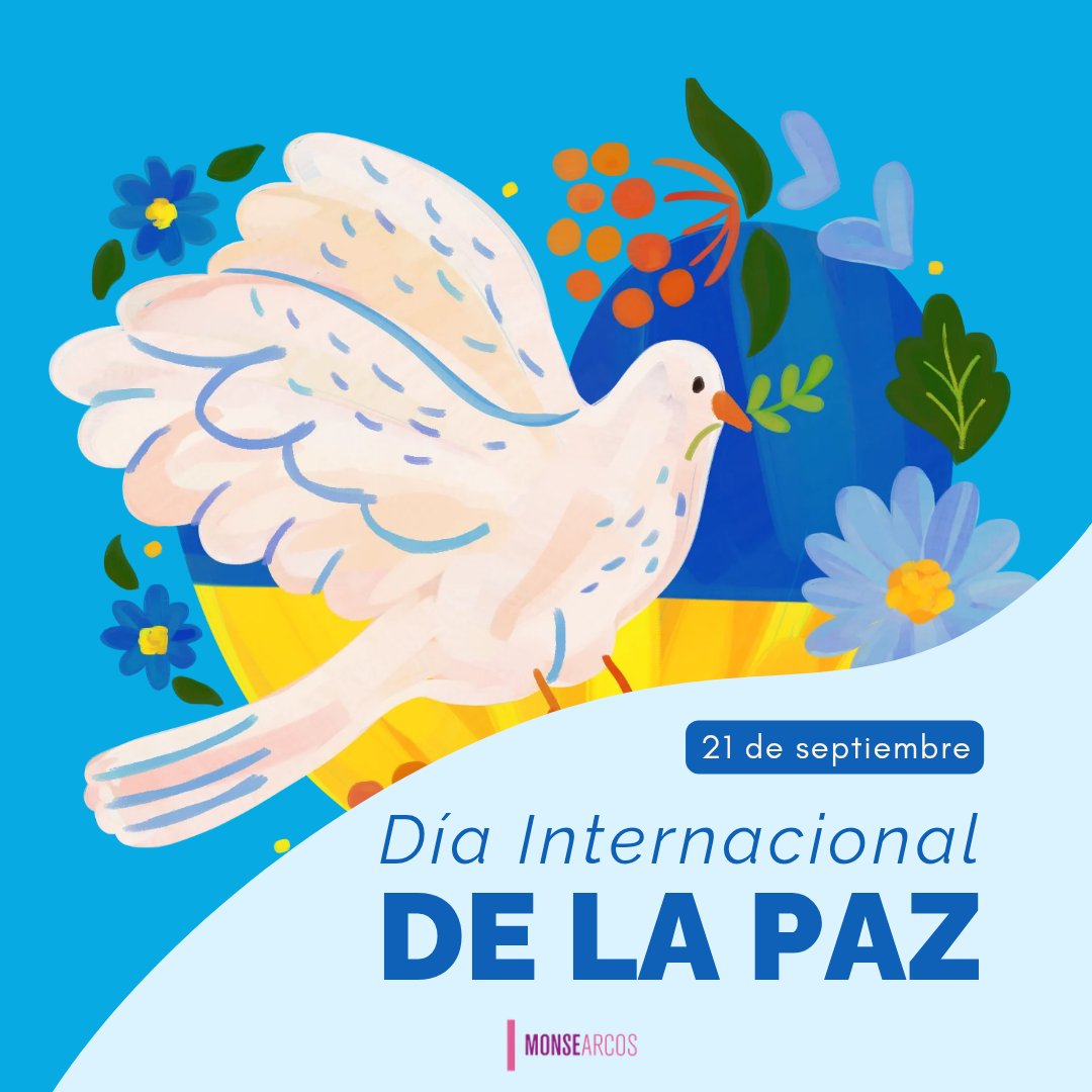 MonseArcosV's tweet photo. Hoy conmemoramos el Día Internacional de la #Paz como un llamado global a la unidad, la cooperación y la defensa de los derechos humanos. 

Que la búsqueda de la armonía sea el motor que guíe nuestras decisiones y el legado para las próximas generaciones.

#DíaDeLaPaz 🕊️ https://t.co/3f2j4lGGmB
