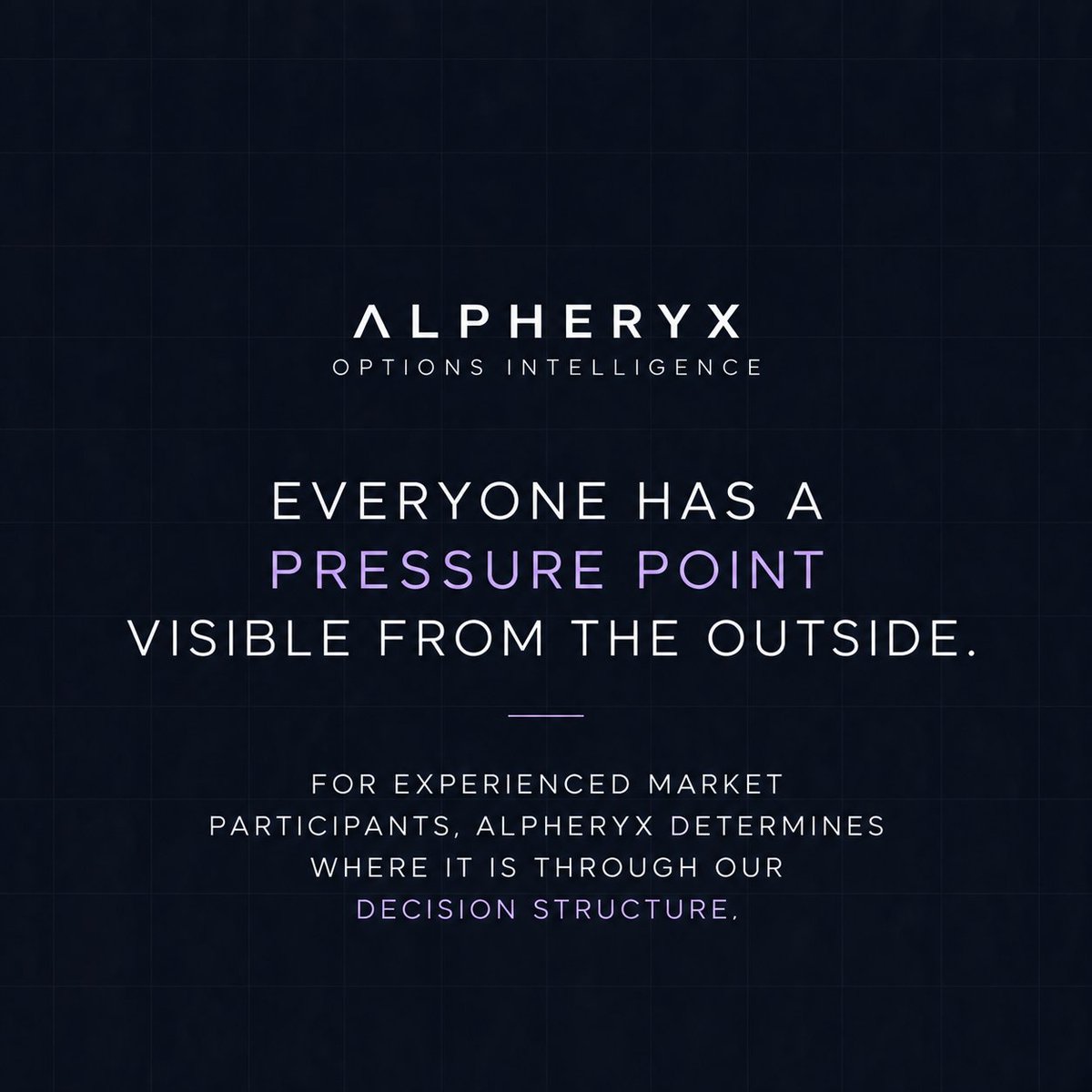 Alpheryx's tweet photo. For experienced market participants, everyone has a pressure point visible from the outside. Alpheryx determines where it is through our decision structure. https://t.co/ngD496cIR6