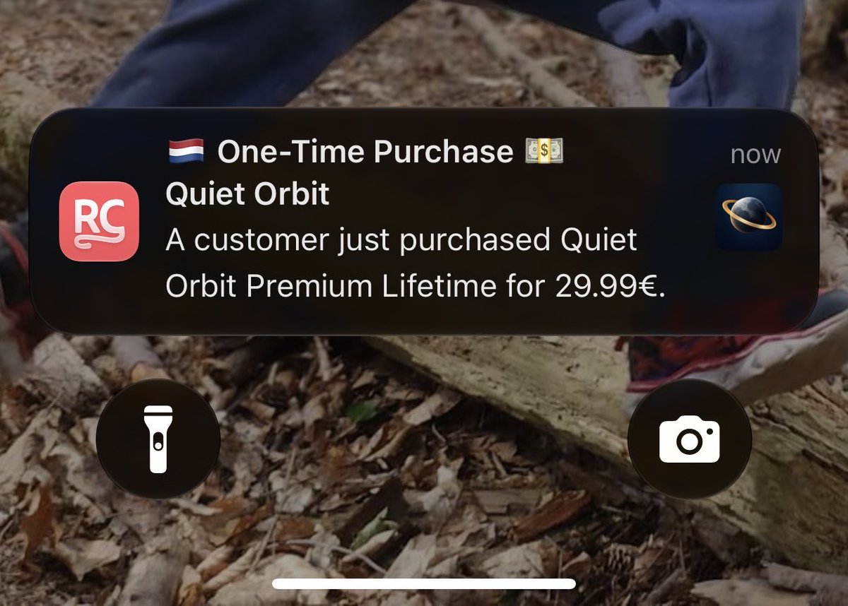 ThienNgn's tweet photo. 🎉 First sale for Quiet Orbit is in!

First milestone unlocked after launch. Feels good to see real people using something I built.

#Shipaton #RevenueCat #BuildInPublic #IndieDev https://t.co/d4DvszXcYK