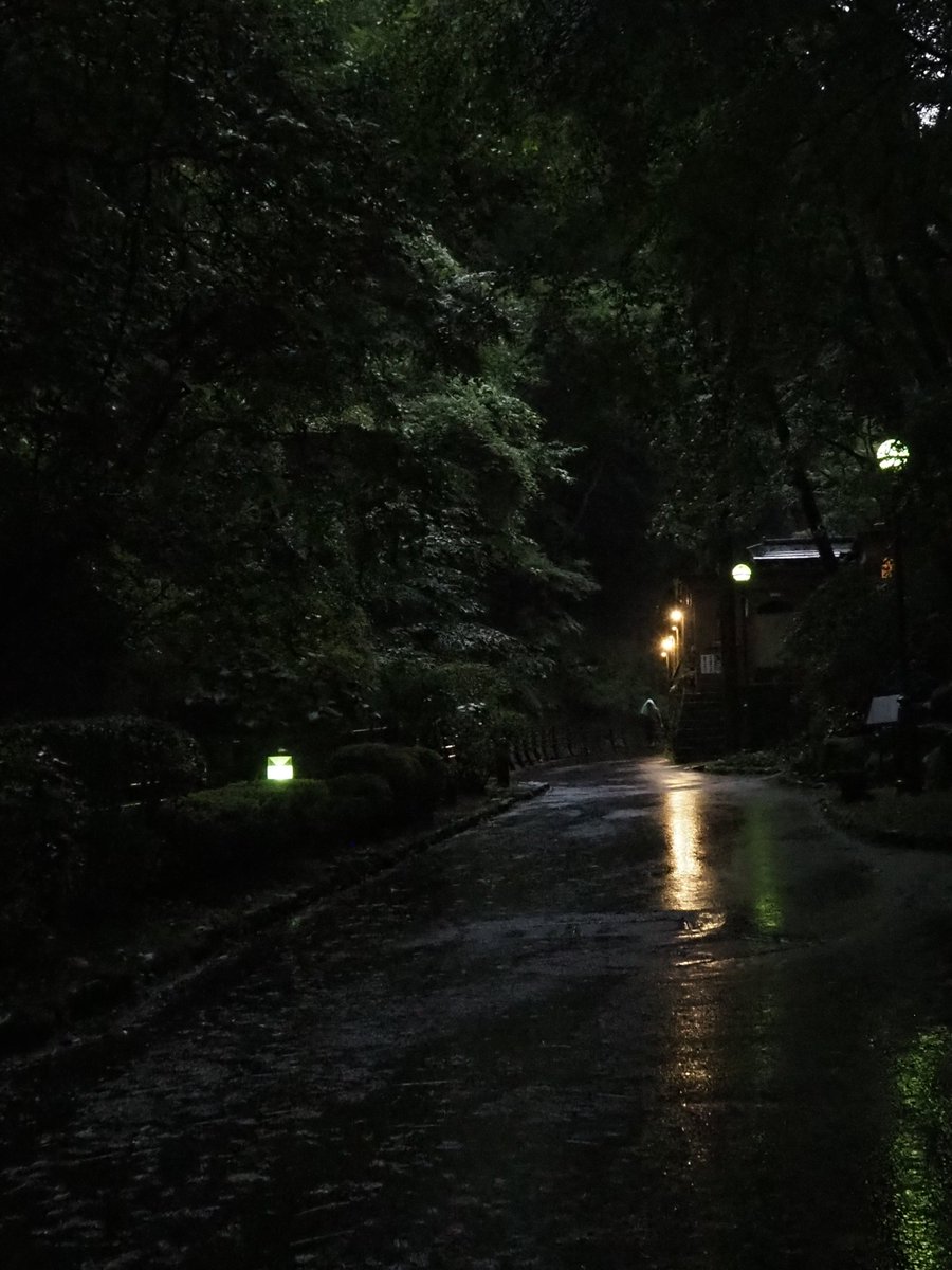 kamanosuke01's tweet photo. 昼間は人で賑わってて、夕方の雨でちょっと人がはけた時の温泉街の雰囲気からしか得られない栄養が確かにあるんだ
伊香保温泉の露天風呂よかった…とてもよかった… https://t.co/iE51PhP1ij