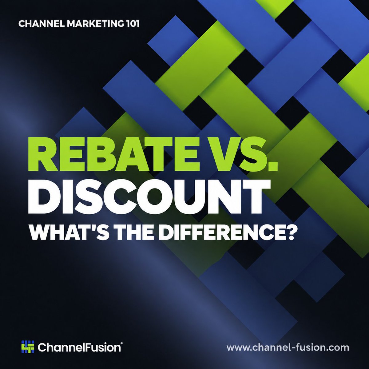 Channel_Fusion's tweet photo. Rebate vs. discount: what's the difference?
A discount lowers the price at purchase. A rebate rewards the customer after the sale.
For brands, rebates can support pricing control, first-party data capture, and measurable ROI.
https://t.co/vMPwnnc2wz
#ConsumerRebates https://t.co/9qin8gMS36