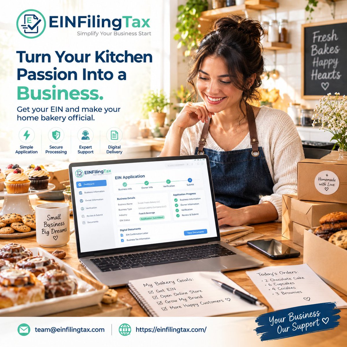 eINfilingtax123's tweet photo. 📱💻 Your EIN, Across Every Screen!
Manage your EIN application wherever you are with EinFilingTax. Apply, track, and manage your EIN online with a simple, convenient experience across devices.
🔗 Link: https://t.co/Pry7VEFncw
📧 Email: team@einfilingtax.com
#EinFilingTax #EIN https://t.co/h3CX9hfl8r