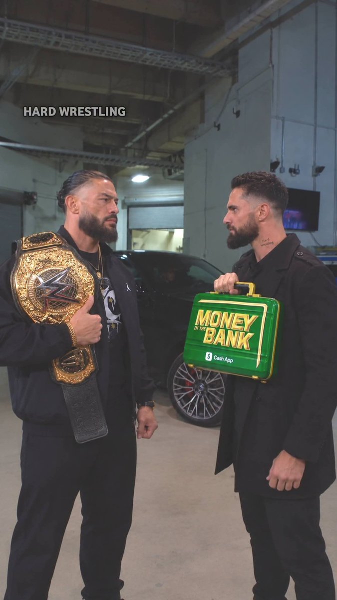 HardyAll77's tweet photo. Will the Roman Reigns vs. Seth Rollins match happen again after Seth Rollins wins the Money in the Bank briefcase? #wwe #wweraw #mitb2026 https://t.co/UQ2FvcOlUX