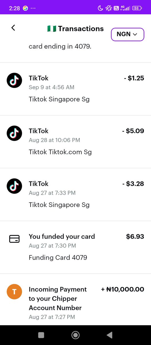 caleb19979's tweet photo. I got debited in one day 3 times for card maintenance fee and then 3 times for tiktok coins I never brought 🤦🏽 please kindly return my money 
@chippercashapp https://t.co/bsAEhUgNNY