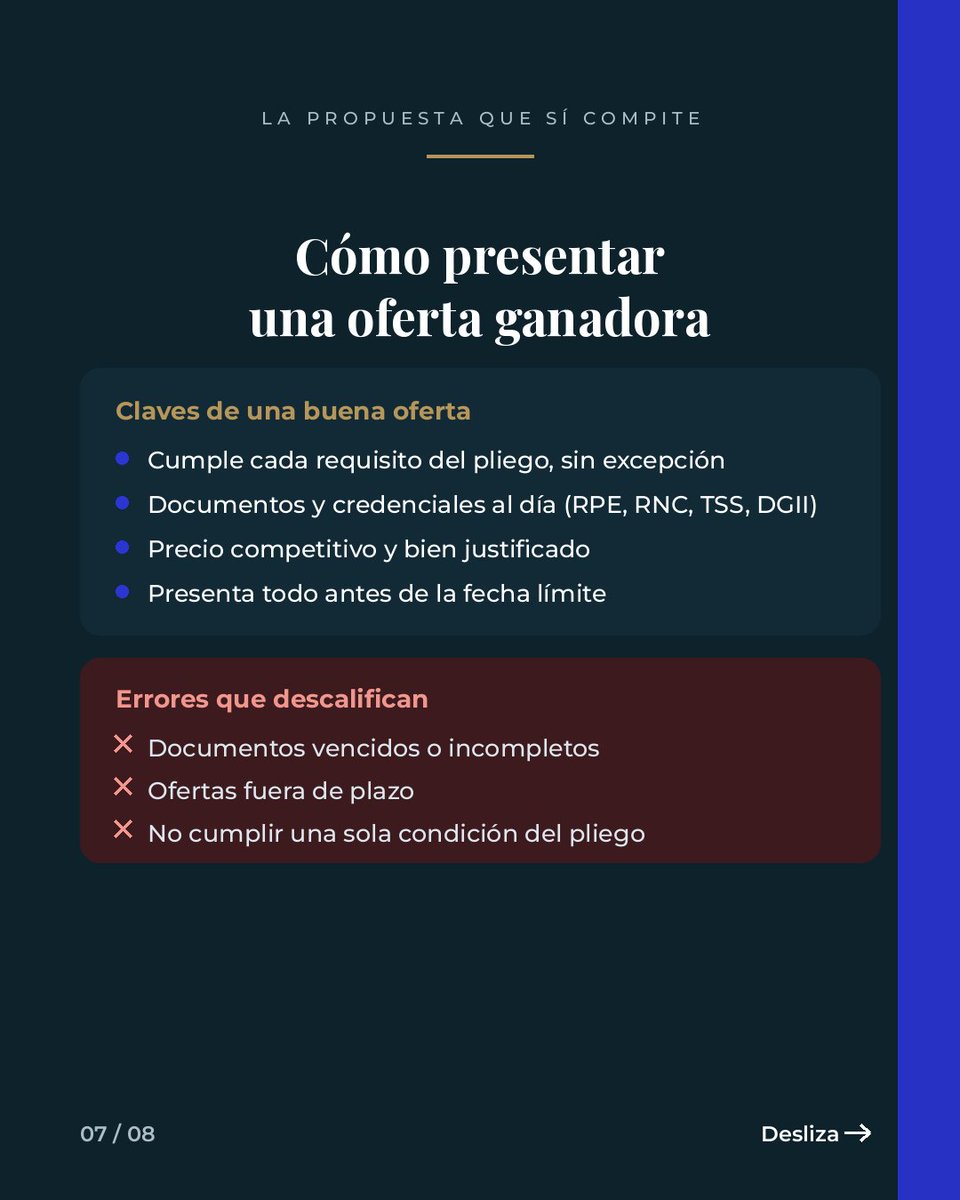 EddySkinnerAAG's tweet photo. @EddySkinner El mercado público no es solo para las grandes empresas. Con la preparación correcta, hay oportunidades para pymes de casi todos los rubros.

📩 Te acompañamos de principio a fin.
📞 829-274-2317

#ComprasPúblicas #Licitaciones #Pymes #RepúblicaDominicana https://t.co/ccFhtGhppY