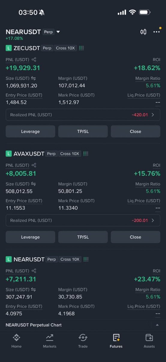 Randykevinn's tweet photo. Just opened a few more long positions. Hello, Monday!

$NEAR 
$AVAX

Click on the link to join  our free  signals group 👇🏿👇🏿. 
https://t.co/j3XK4Gt6rR

$xrp $btc $fil $icp $iran $NFE
$TSLA $EOSE  $IREN $NBIS $RKLB $LMND $SOFI $AMZN $TEM $Gold $silver #UnitedStates https://t.co/0hf8j1azOT