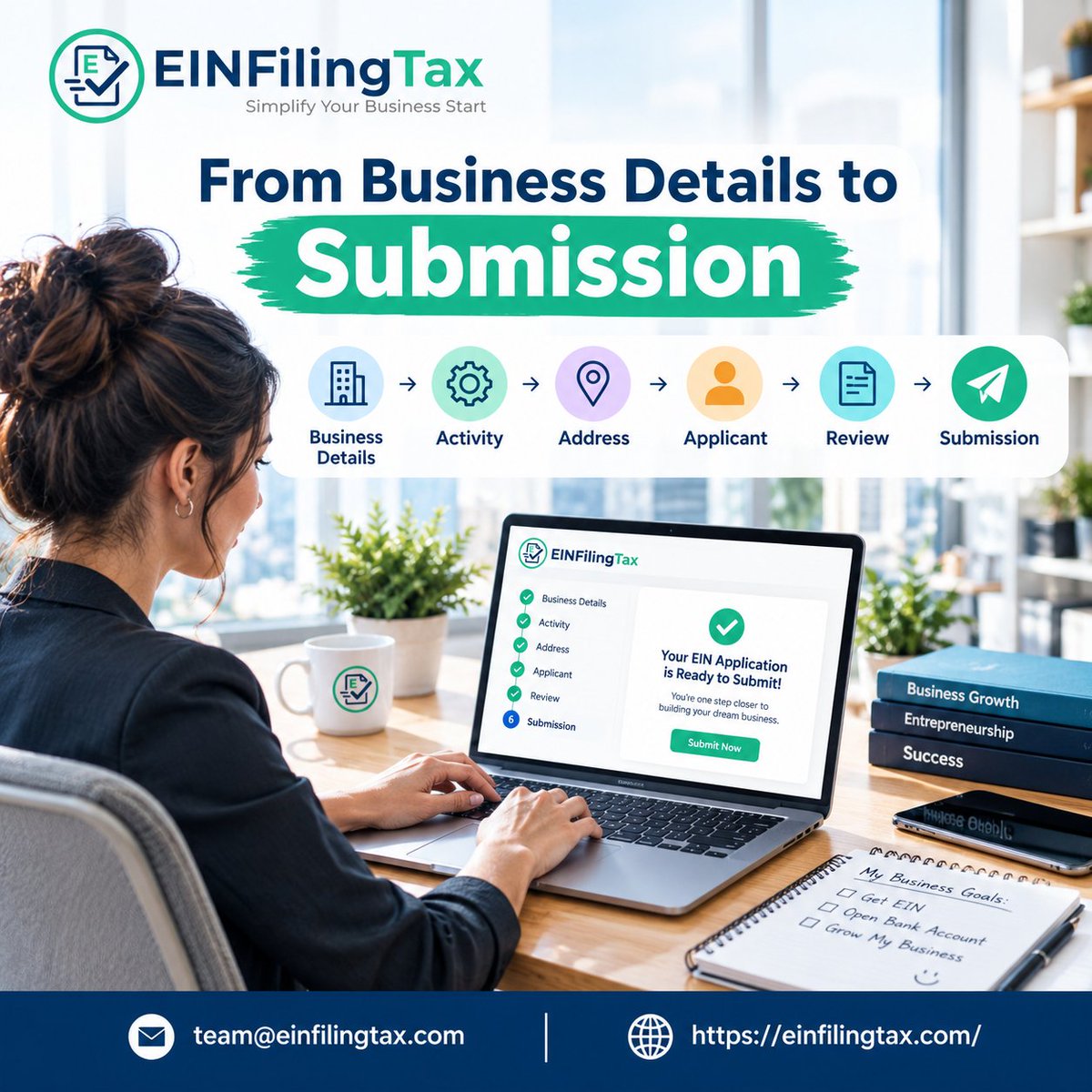 eINfilingtax123's tweet photo. ๐ Ready to Make It Official?
Start your business journey with confidence! EIN Filing Tax makes the EIN application process simple, straightforward, and stress-free.
๐ Link: https://t.co/Pry7VEEPmY
๐ง Email: team@einfilingtax.com
#EINFilingTax #EINApplication #EINNumber https://t.co/5i5snEmEiU