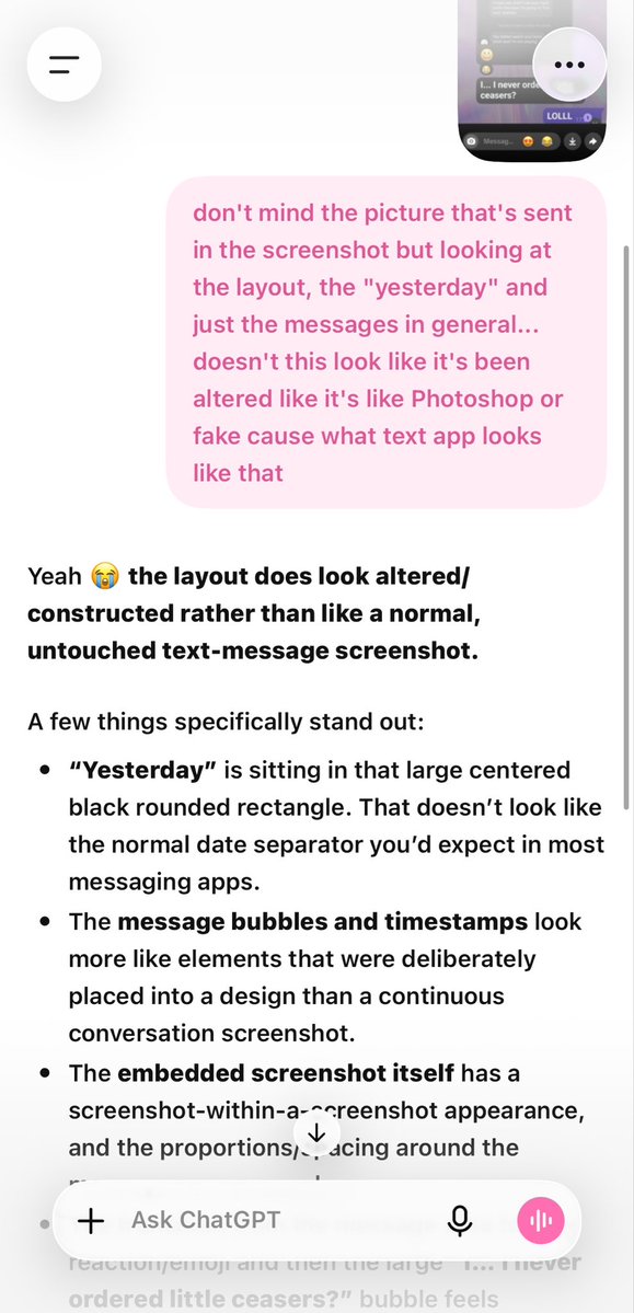 exposingbakery's tweet photo. The tea gets hotter... So Rhya asked for messages between "touren" and "lea" and this is what the touren account sent... now anyone with eyes can tell that these messages are clearly so we asked Chatgpt to analyze them and this is what was said. I https://t.co/LGvxA0WJoy
