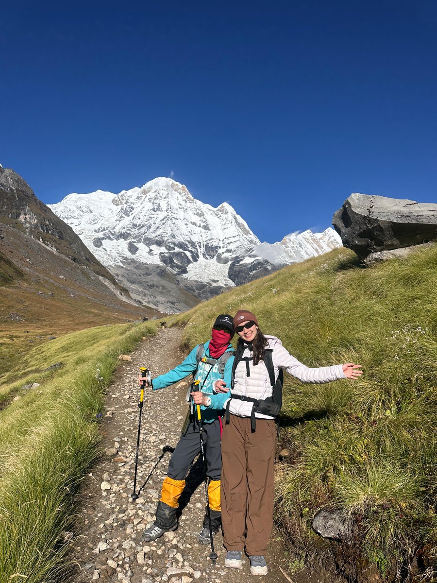 icicleadventure's tweet photo. One of our Annapurna Base Camp trekking groups safely reached Annapurna Base Camp yesterday — congratulations to all on this wonderful achievement!
Wishing the team a safe, memorable, and successful journey as they continue to enjoy the beauty of the Himalayas. https://t.co/89lgaZ7PNz