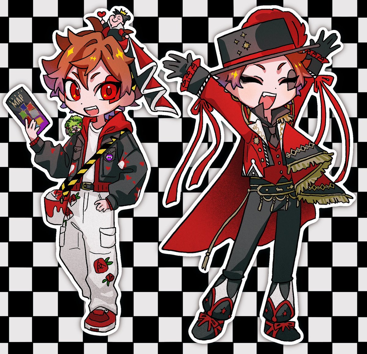 kaiyuugyo_12's tweet photo. ポラと遊園地❣️究極の2択
#twstファンアート https://t.co/hFrv6hJn8l