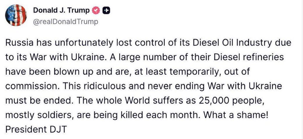 mhmck's tweet photo. It is good russia lost some of its ability to invade Ukraine. But Trump says “unfortunately.”

Trump will be loyal to russia until the day he dies. https://t.co/GTPRysHw7e