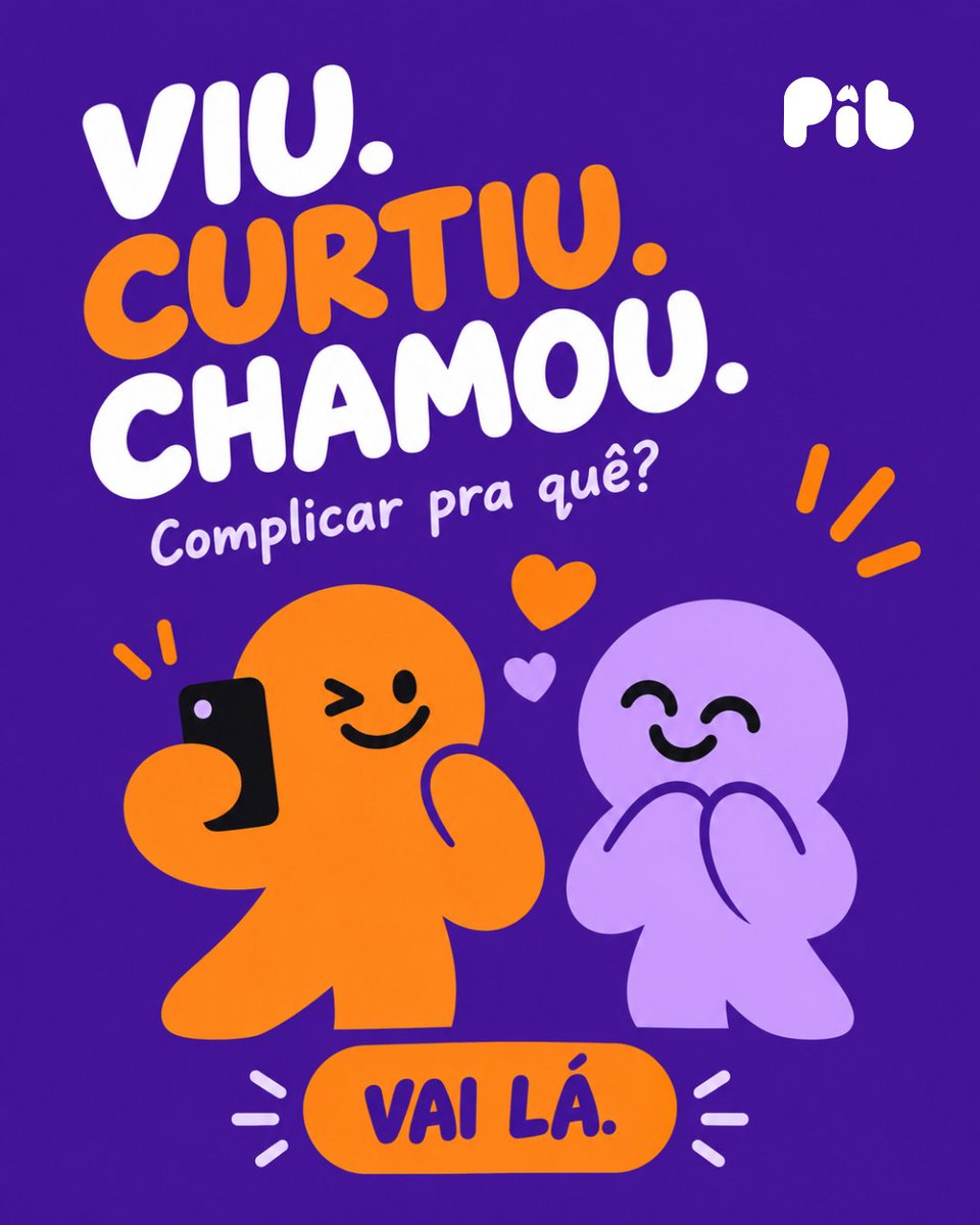 PibApp's tweet photo. Sem complicação, sem roteiro e sem enrolação.

Gostou? Demonstra. Curtiu? Puxa assunto.

No PIB, a conexão pode começar de um jeito leve, direto e divertido. Vai lá.

#gay #gaybrasil #instagay #lgbt #conexoesreais #leveza #bomhumor #PiB https://t.co/Trp3AISbkI